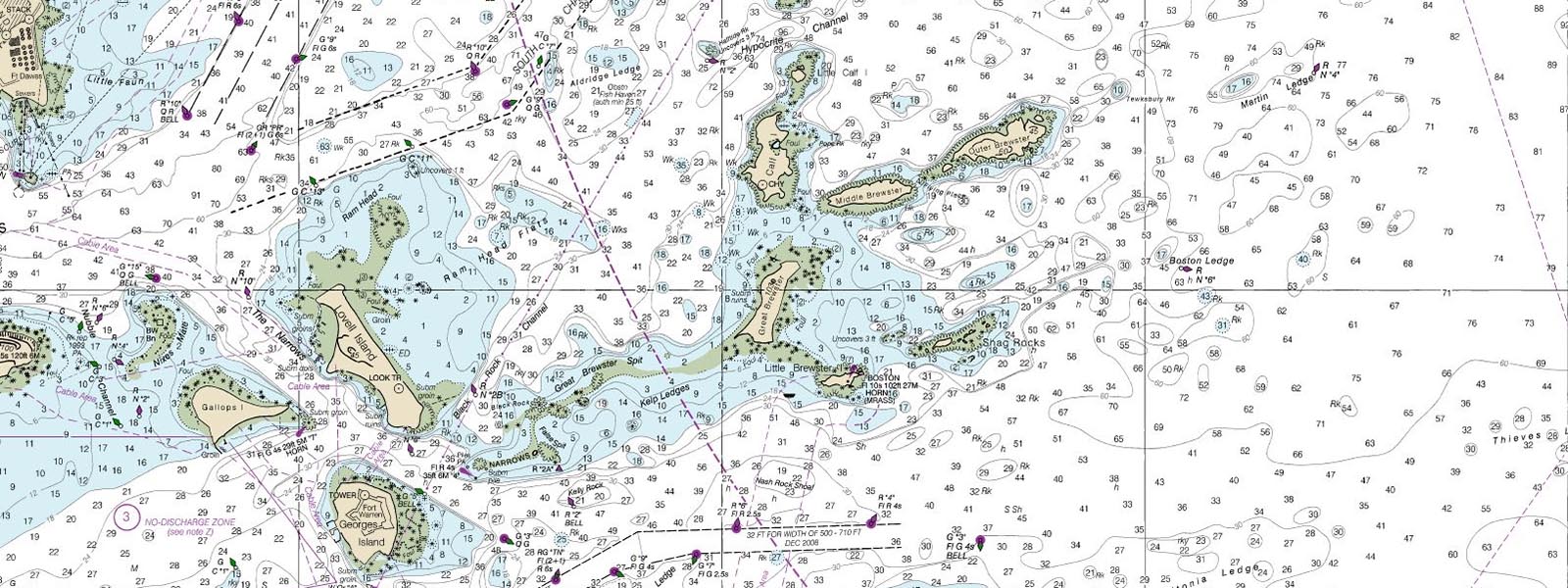 Boston Light Chart